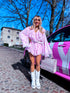 "CANDY POP" šortkostiumas - ŠVELNIAI ROŽINĖ